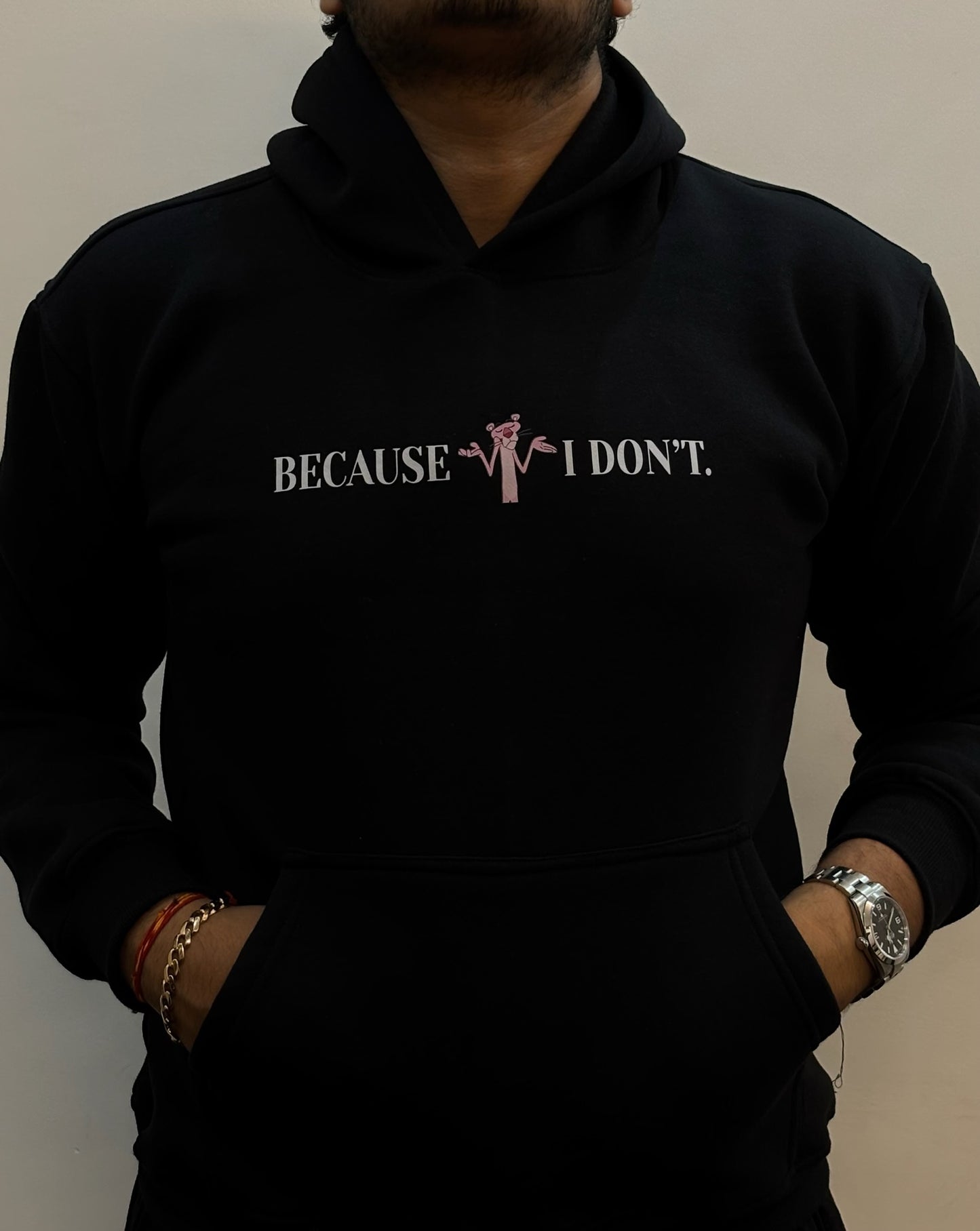 Pink Panther "Does It Look Like I Care?" Hoodie AFDruk