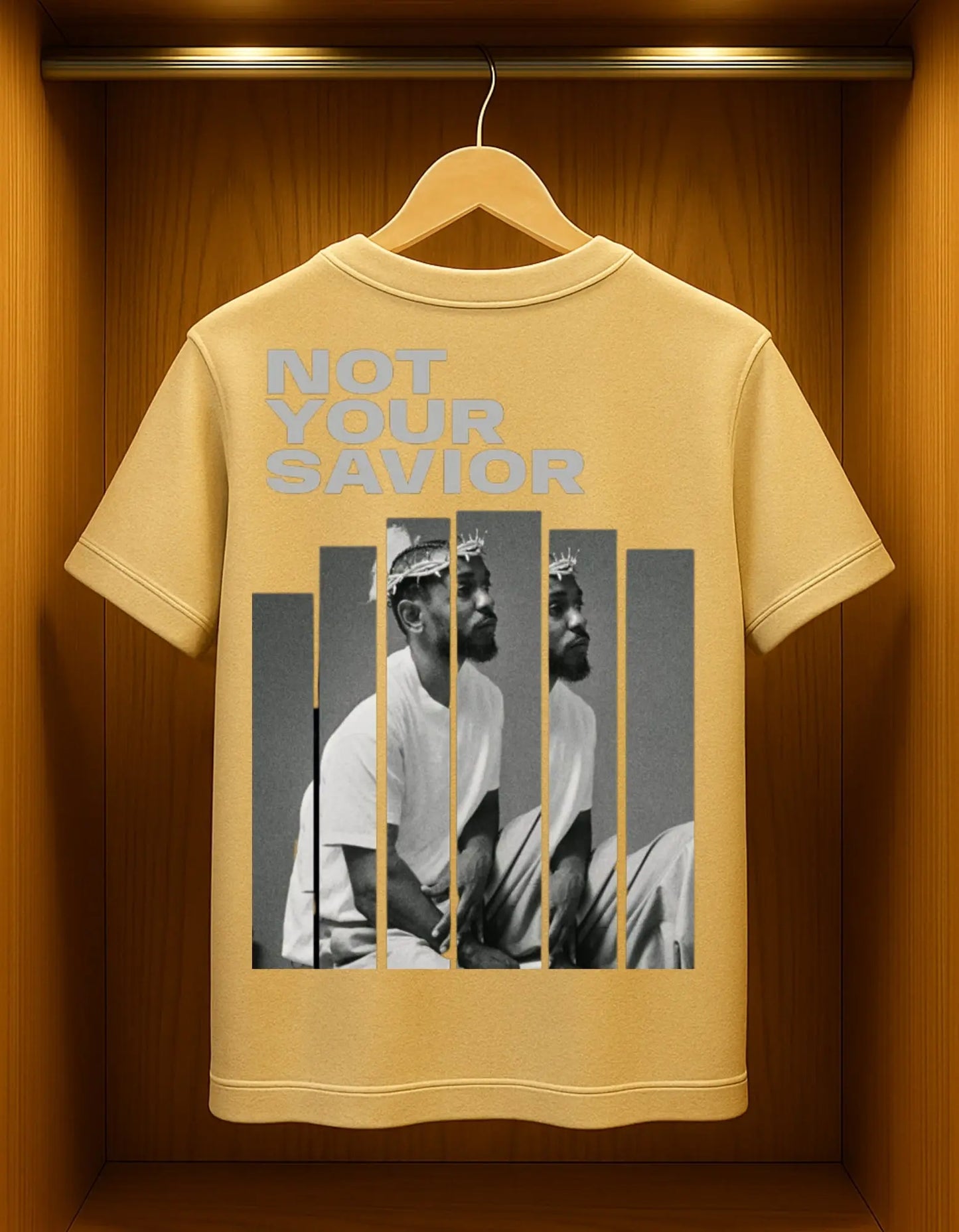 Not Your Savior – Fragmented Truth Oversized Unisex T-Shirt AFDruk