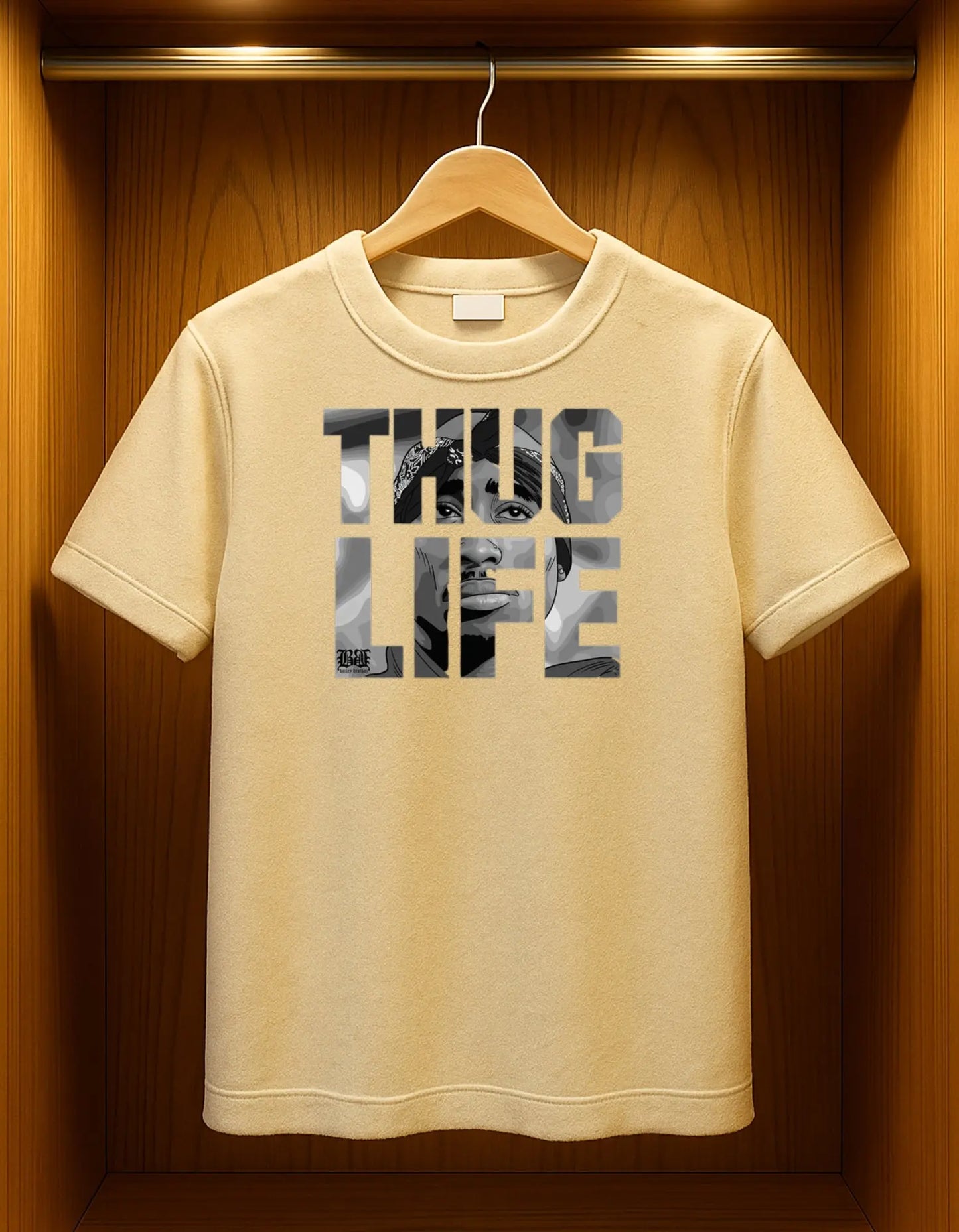 Legends Never Die - Tupac Tribute Oversized Unisex T-Shirt AFDruk