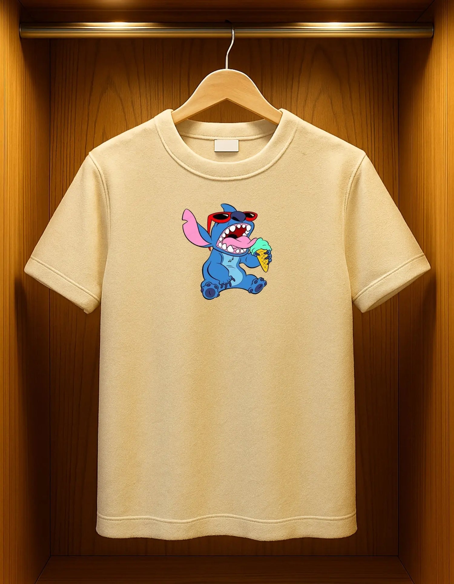 Frozen-Trouble-Stitch-Edition-Terry-Cotton-280GSM-Oversized-Unisex-T-Shirt AFDruk