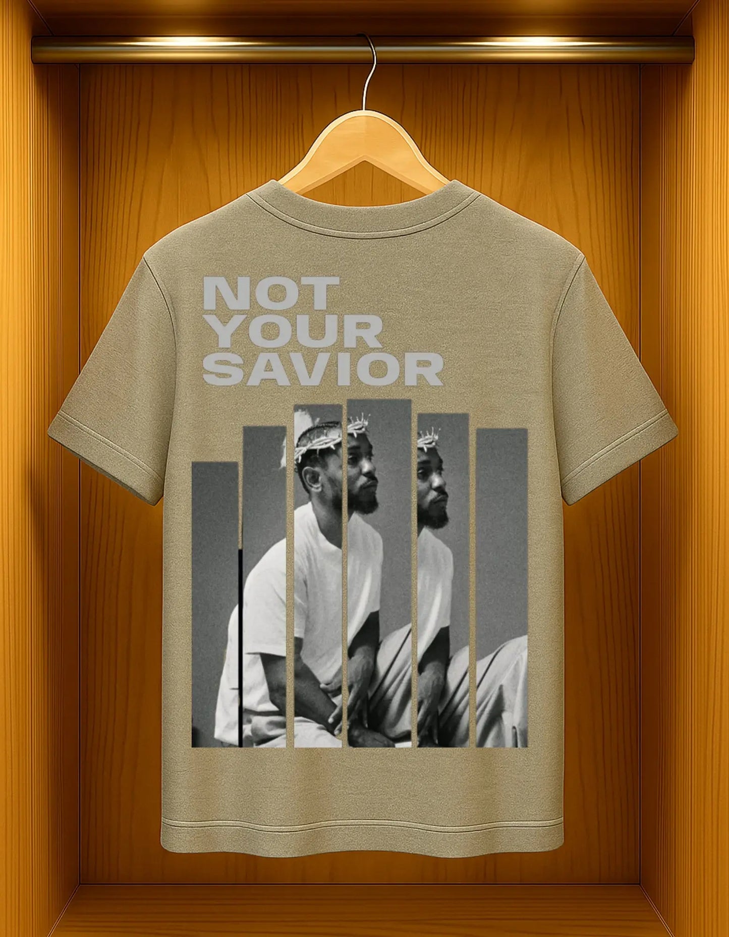 Not Your Savior – Fragmented Truth Oversized Unisex T-Shirt AFDruk