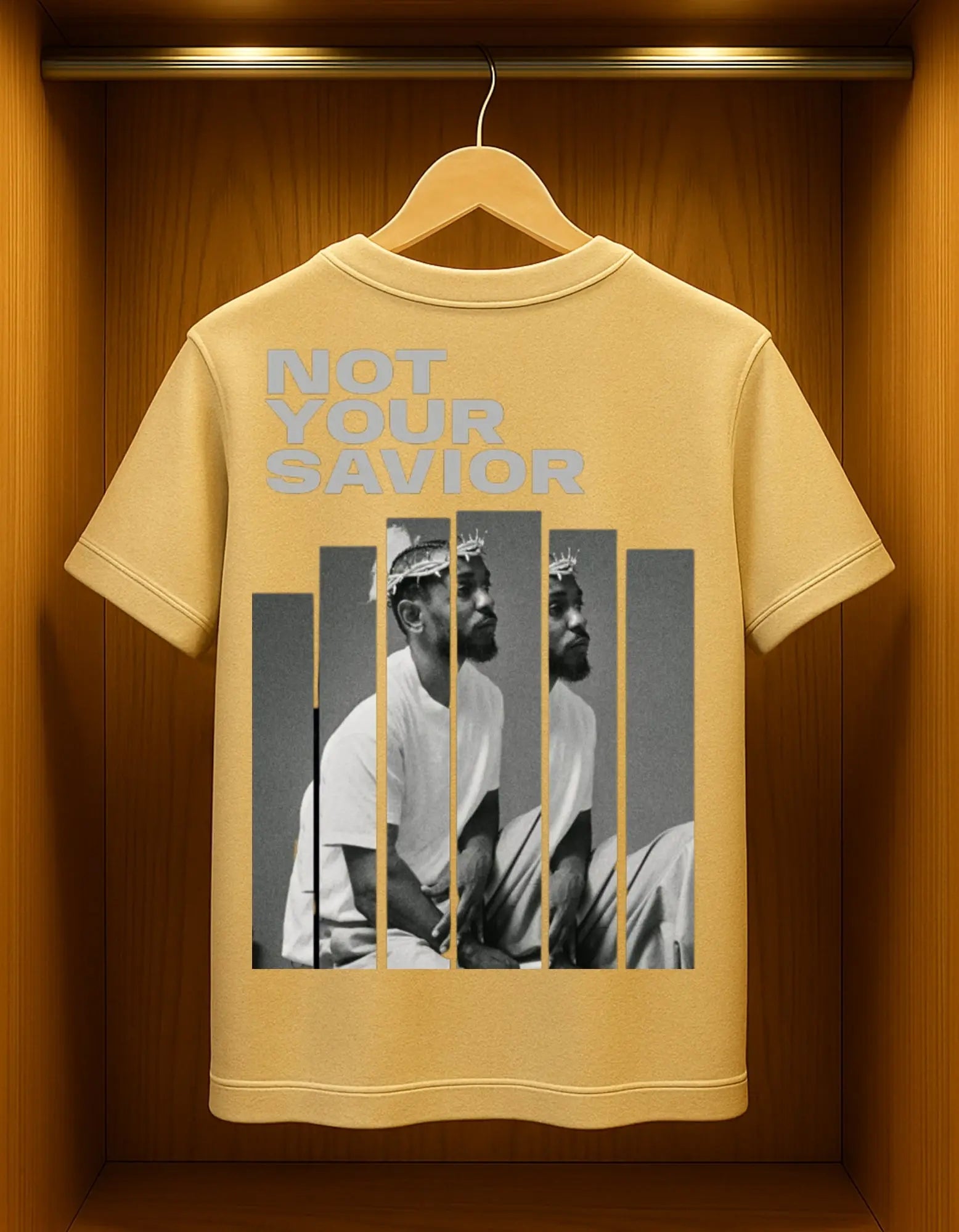 Not Your Savior – Fragmented Truth Oversized Unisex T-Shirt AFDruk