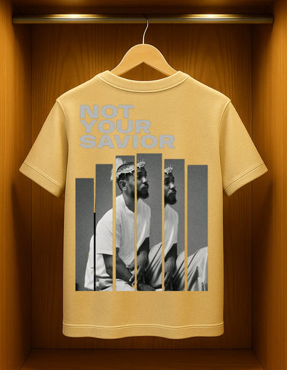 Not Your Savior – Fragmented Truth Oversized Unisex T-Shirt AFDruk