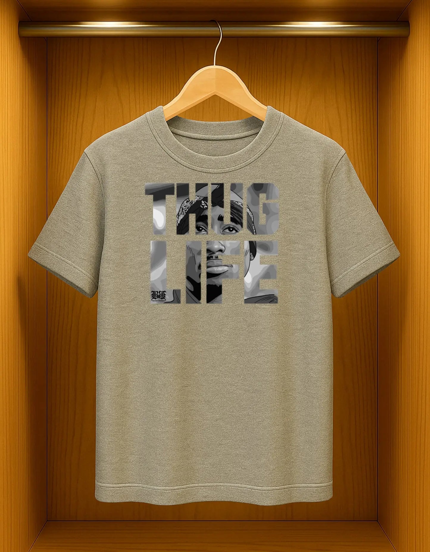 Legends Never Die - Tupac Tribute Oversized Unisex T-Shirt AFDruk