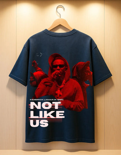 NOT LIKE US – Kendrick Lamar Edition Acid Wash Oversized Unsiex T-Shirt AFDruk