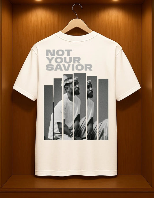 Not Your Savior – Fragmented Truth Oversized Unisex T-Shirt AFDruk
