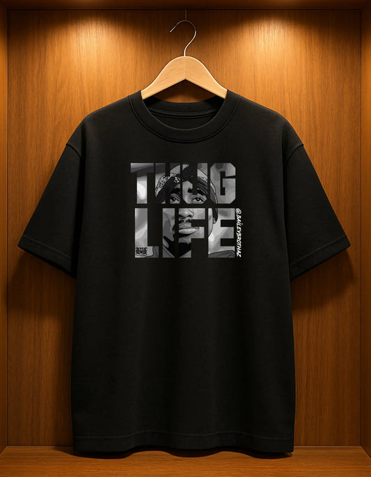 Legends Never Die - Tupac Tribute Oversized Unisex T-Shirt AFDruk